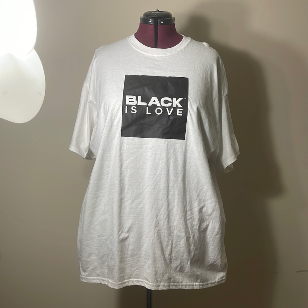 Black is love tee shirt